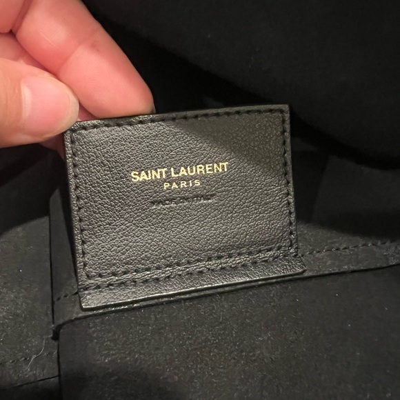 Authentic Saint Laurent Black Shopping Tote - Picture 8 of 13